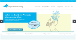 Desktop Screenshot of ev-heimstiftung.de